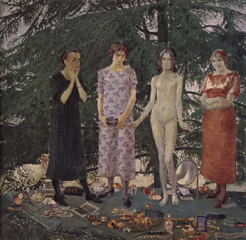 Felice Casorati Recreation by our Gallery oil painting image